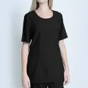 [B68BM-BLACK-28] Unity Round Neck Tunic (BLACK, 28)