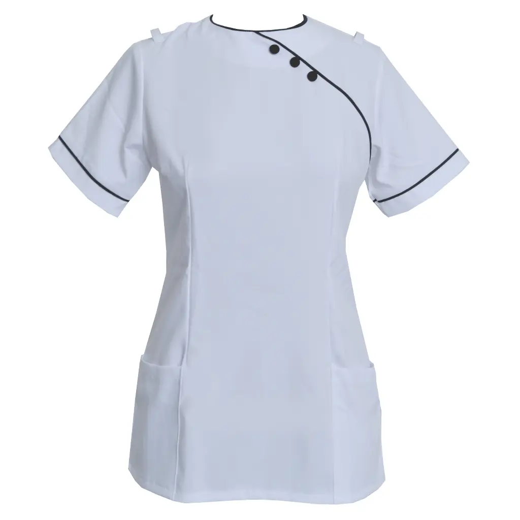 Guanzhou 3 Button Round Neck Tunic