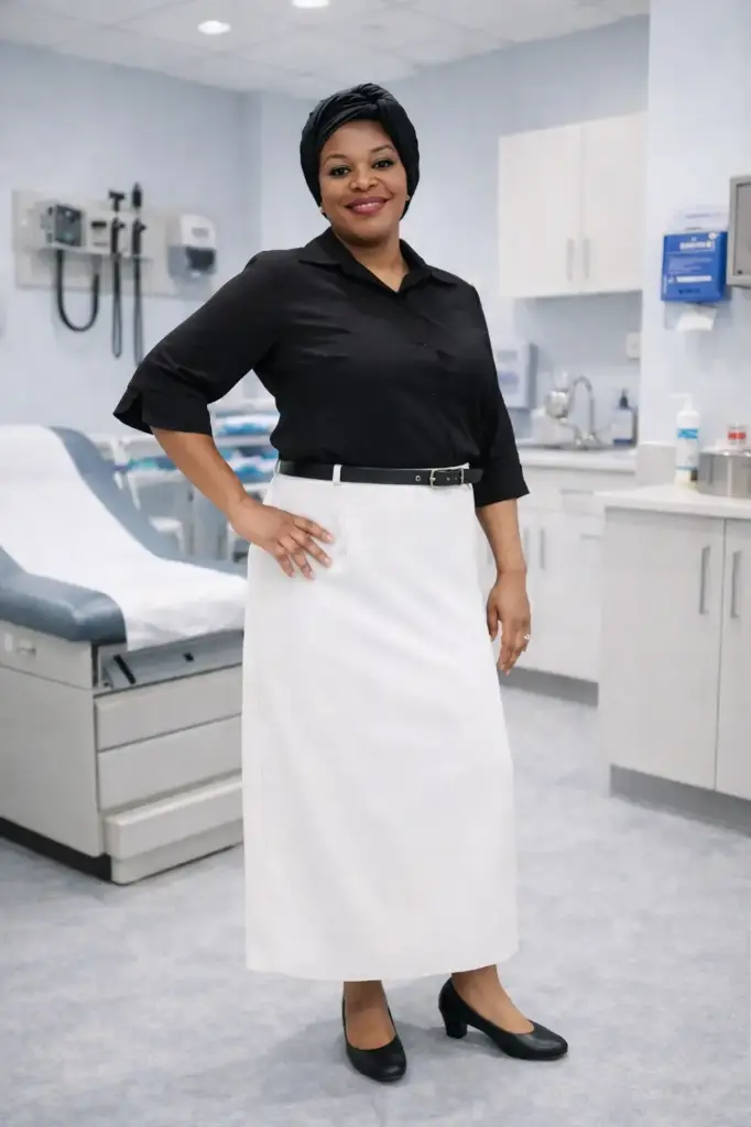 Bloom Midi Length Church Skirt