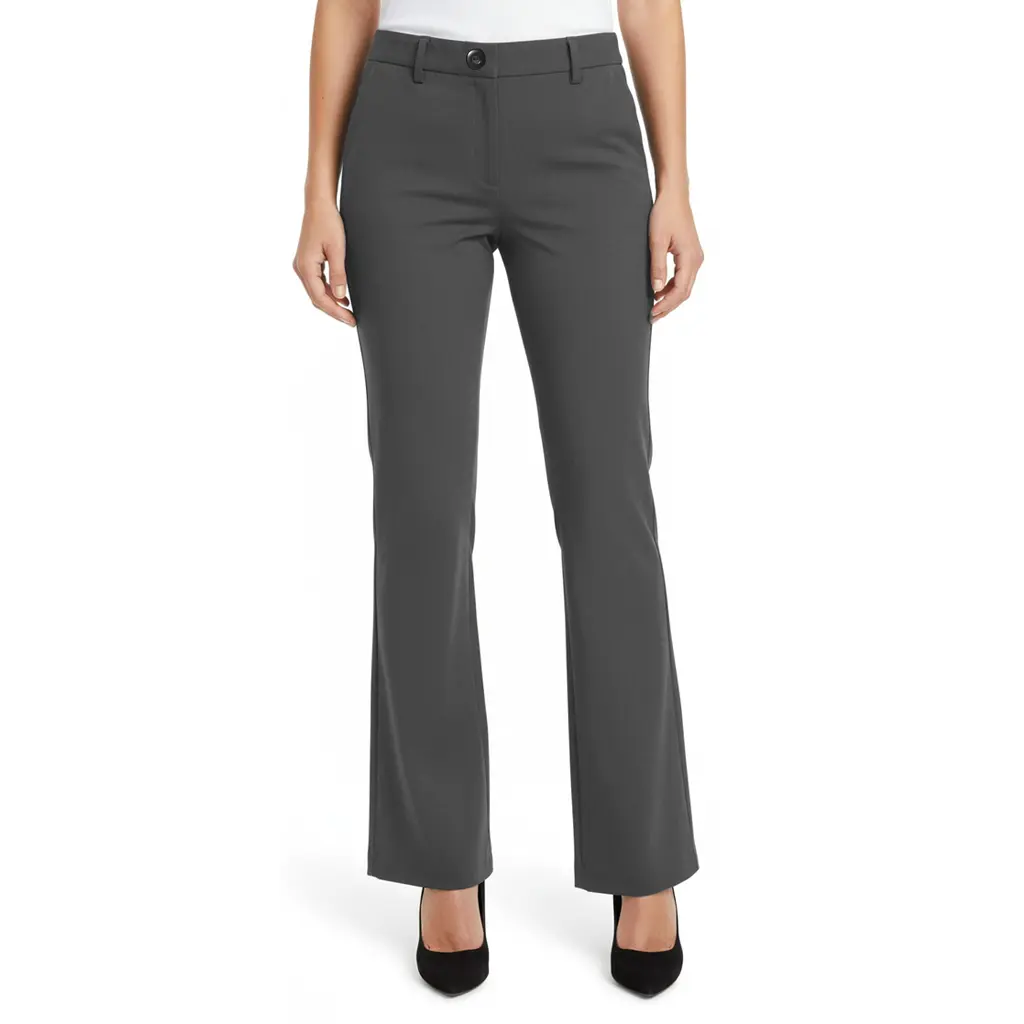 Mentor Stretch Bootleg Pants With Pockets