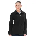 [JK0007PFF-BLACK-3XL] Kyoto Unisex Fleece Jacket (BLACK, 3XL)