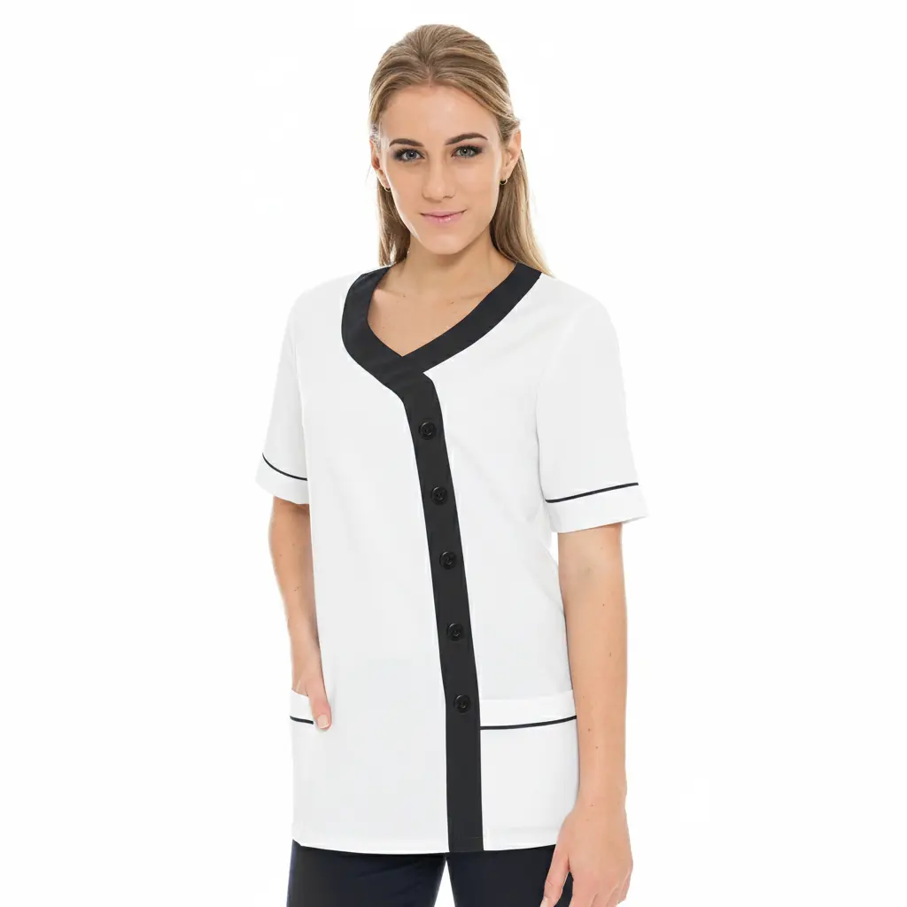 Tanzanite Tunic With Colour Panel