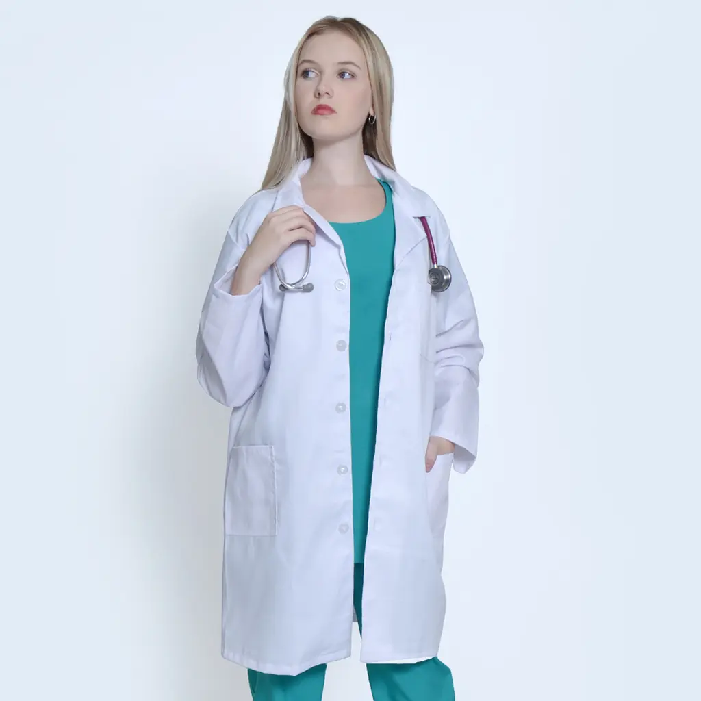 [N2006-WHITE-28] Lab Coat (28)