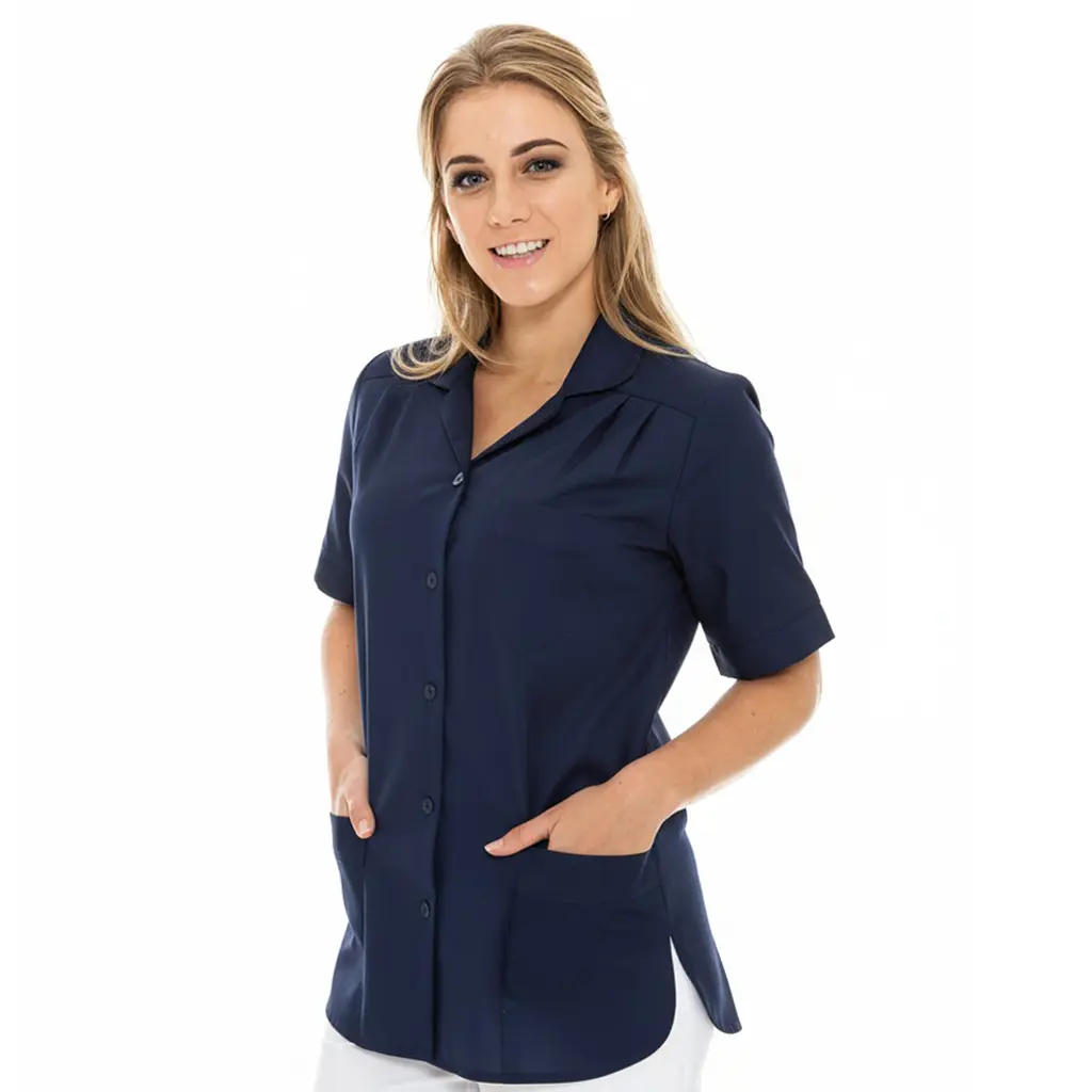 [N2023BM-NAVY-28] Harmony Jacket Collar Tunic (NAVY, 28)