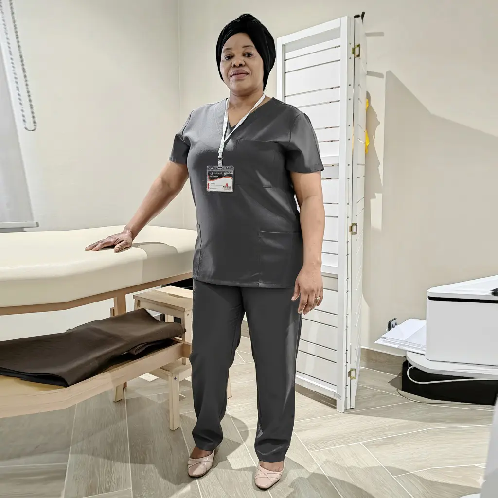 TR Lima Stretch V-Neck Scrubs