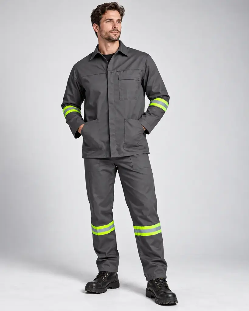2-Piece Polycotton Conti Suit with Reflectors