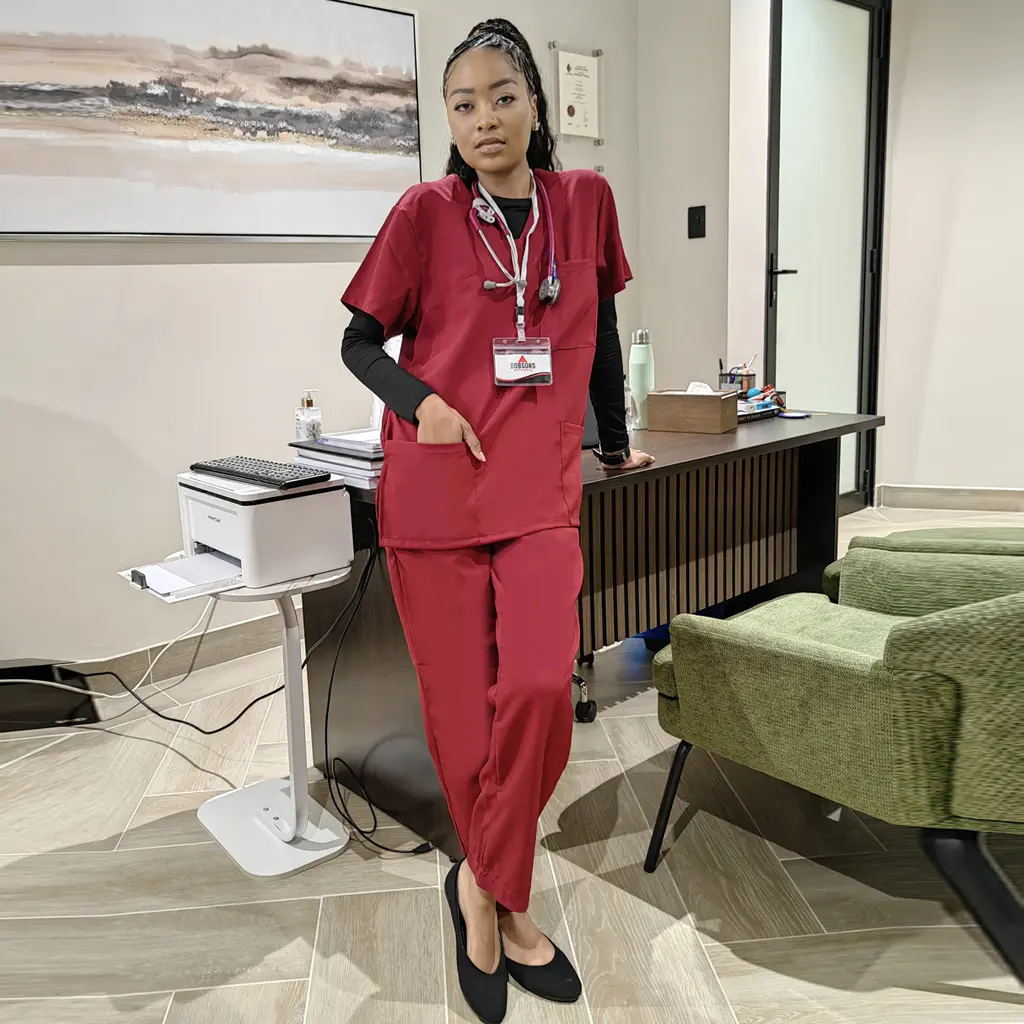 Lima V-Neck Scrub Set (BM) Plus Size