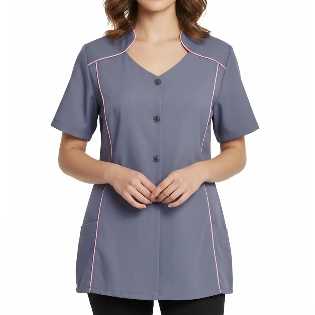 Sanctuary Button Up Tunic With Piping