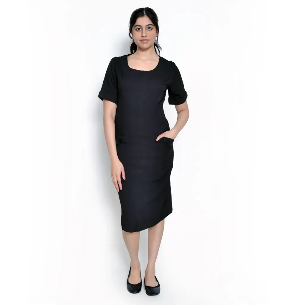 Isla Shift Dress With Pockets