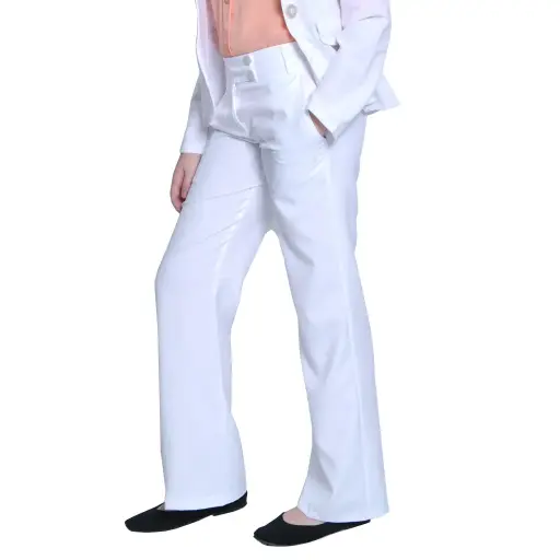 [E64TR] Nobel Stretch Bootleg Pants With Extended Waistband