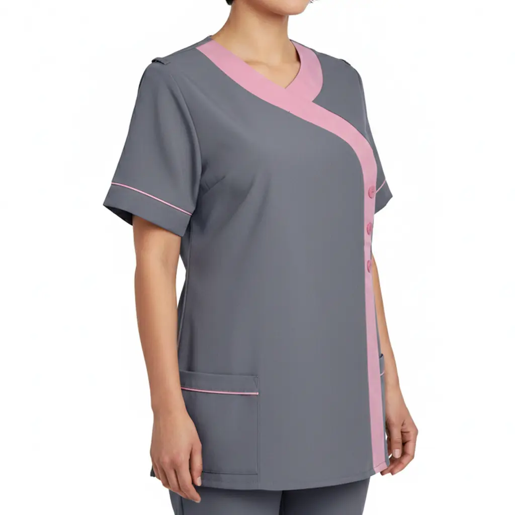 Tanzanite Tunic With Colour Panel