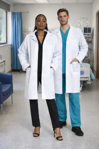 Twill Lab Coat