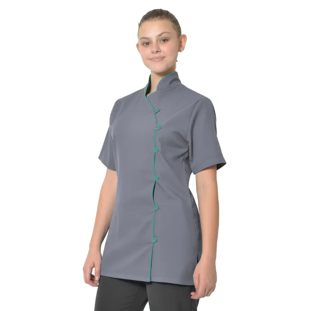 Ying Yang 6 Button Chinese Collar Tunic